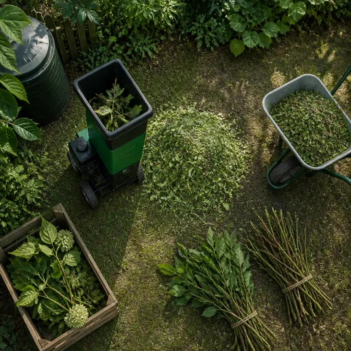 Broyeur de végétaux au jardin : transformer les tailles de fin d'été en paillis gratuit