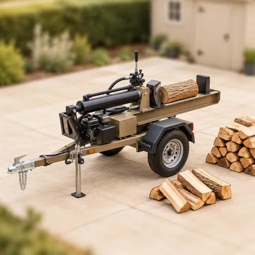 Choisir une fendeuse sur remorque pour un jardin chauffé au bois exigeant
