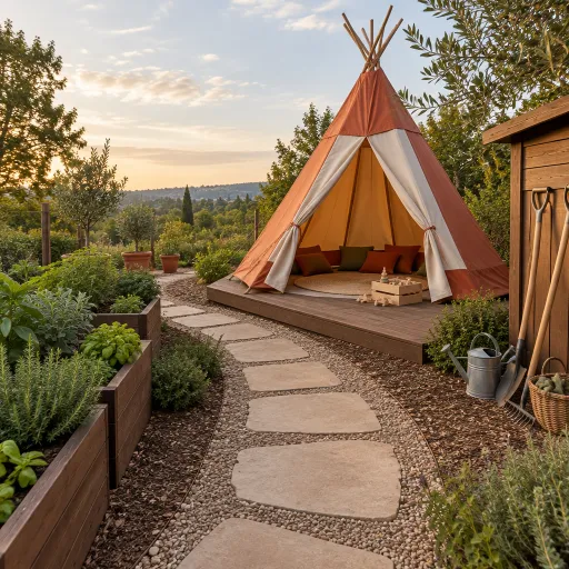Bien choisir un tipi extérieur pour le jardin : guide d’achat complet pour un espace de jeu confortable