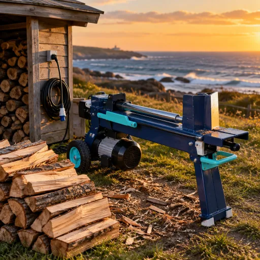 Bien choisir une fendeuse électrique 12 tonnes 220 V pour préparer son bois de chauffage