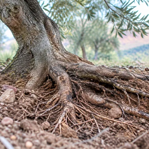 Racine d’olivier : comprendre le système racinaire pour un arbre durable et productif