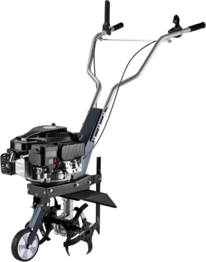 Motobineuse 36 cm 2,5 KW 4 Fraises Lames Réservoir 0,8L Profondeur 25 cm Motoculteur Essence Moteur OHV Aérateur Scarificateur Travail Sol Ergonomique Outil Jardinage 36 cm Largeur de travail - 4 lames