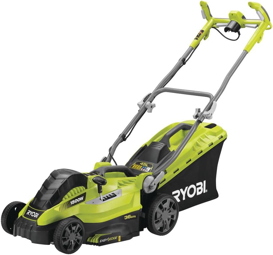 5133002345 Tondeuse à Gazon électrique, 1500 W, Vert, Largeur de Coupe 36 cm
