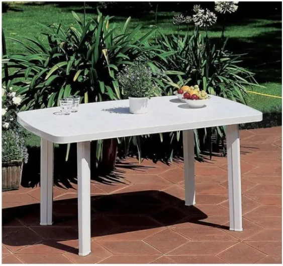 PROGARDEN 9694329 Table Modulaire, Blanc, 137 x 85 x 72 cm