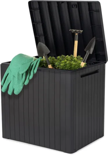 Coffre extérieur Effet bois multicolore