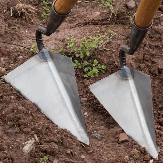 Binettes de Jardinage, Binette à Planter, Outil de Jardinage Ergonomique Manuelle pour Préparation du Sol, Désherbage, Entretien de Pelouse, Massifs Fleuris et Espaces Verts 30 cm