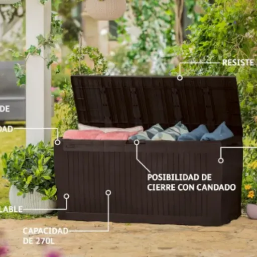Test Keter 231317 Coffre Comfy : le coffre de jardin simple qui fait le job sans chichi