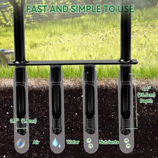Test CDIYTOOL Aérateur de pelouse : un outil simple qui fait le job sur les sols pas trop durs