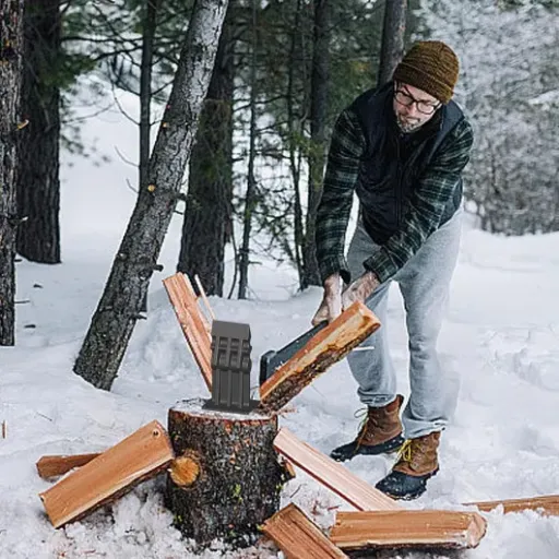 Test fendeuse de bois manuelle fonte générique : pratique pour le bois de chauffage, mais pas magique