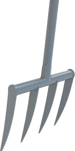 Fourche de jardin TERRADIX 4 x 250, design solide pour sols pierreux, enracinés et compactés - Largeur de travail 31 cm - Longueur des dents 25 cm