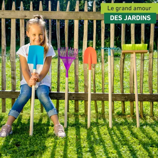 93351 Kit d'outils de Jardin pour Enfants 5 pièces, Coloré Set 2