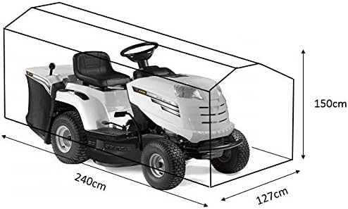 Housse pour Tondeuse Auto-portée et Tracteur (3XL-240cm)