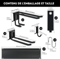 Test 3-H Porte Outils Mural 120 cm : enfin un garage rangé sans se ruiner