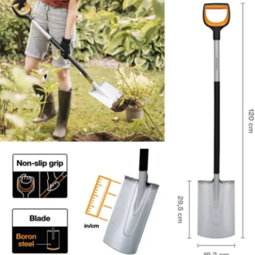 Test Fiskars Bêche Pointue Xact : la pelle qui donne vraiment envie de retourner la terre