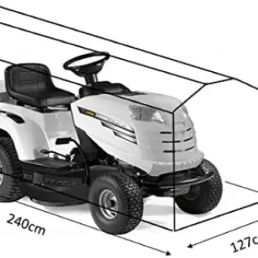 Test HBCOLLECTION Housse 3XL 240 cm : la protection simple qui fait le job pour le tracteur tondeuse