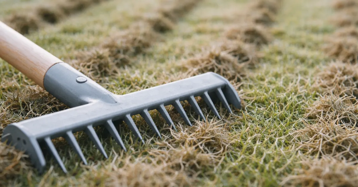 Scarifier sa pelouse au bon moment : le geste que la moitié des jardiniers oublie