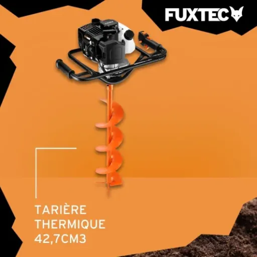 Test FUXTEC Tarière Thermique FX-EB143ECO : la machine qui te sauve le dos pour planter et poser des piquets