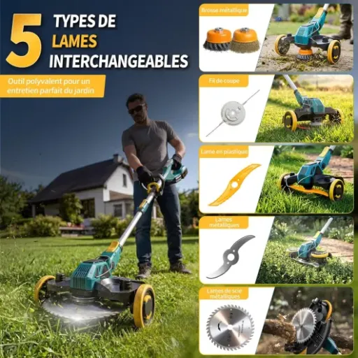Test Traumheim Coupe-Herbe 21V : léger, polyvalent… mais pas une machine pro