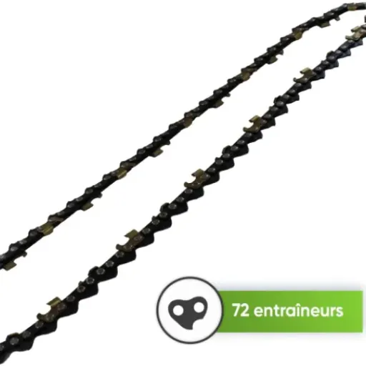 Test chaîne tronçonneuse Ozaki .325 E72 Titanium : ça coupe bien, mais tout n’est pas parfait
