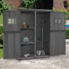 Test M MCombo Armoire de Jardin 0912EY-F : une petite cabane correcte si on n’est pas trop exigeant