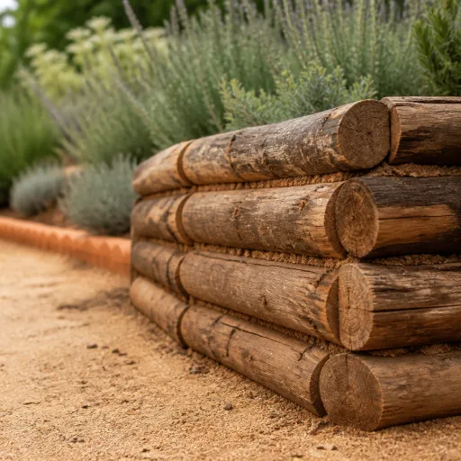 Réussir un muret en rondins de bois : guide complet de mise en œuvre au jardin