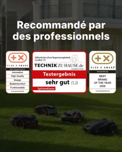 Test GOALKER H1 : le robot tondeuse sans fil périphérique qui mise tout sur l’IA