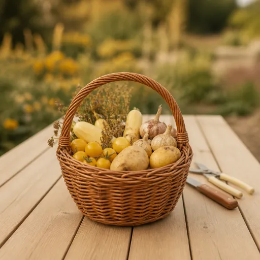 Récoltes d'été au potager : les bons gestes avec couteau, sécateur et panier pour ne rien gâcher