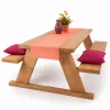 Aménager son jardin avec une table de pique nique en bois durable et élégante