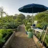 Parasol rond : l’allié élégant pour protéger votre jardinier et son jardin