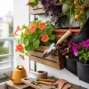 Potager vertical sur balcon : les supports, bacs et outils pour cultiver sur un mur nu